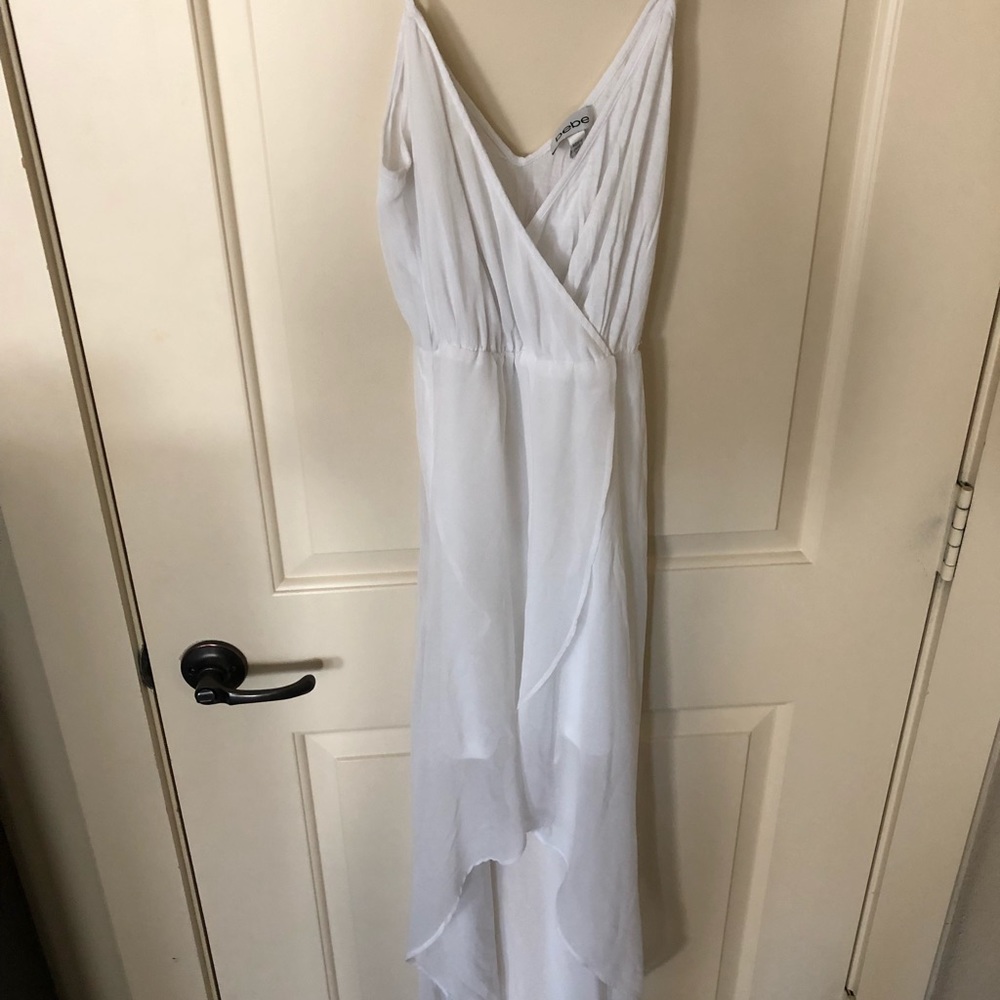 White sheer dress